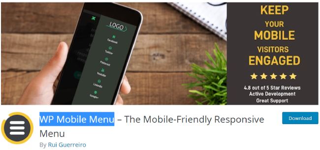 wp mobile menu