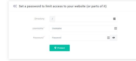 Indexation By Using A Password