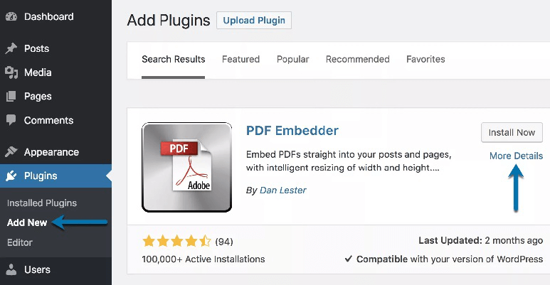 PDF Embedder Plugin