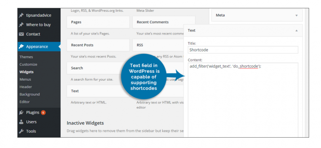 Use Shortcodes That Are Allowed