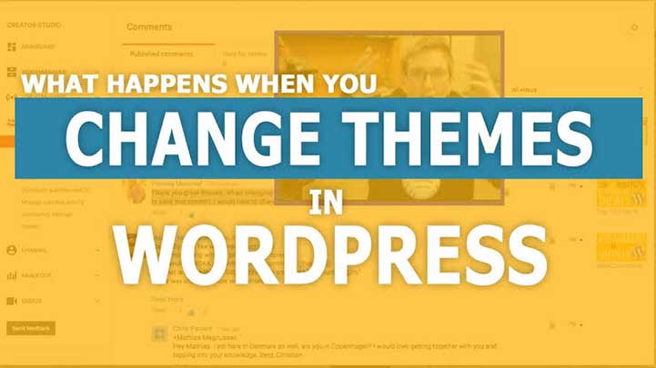 change WordPress theme