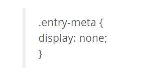 entry meta