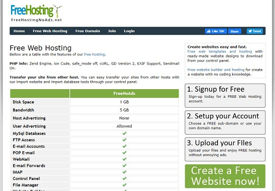 free hosting