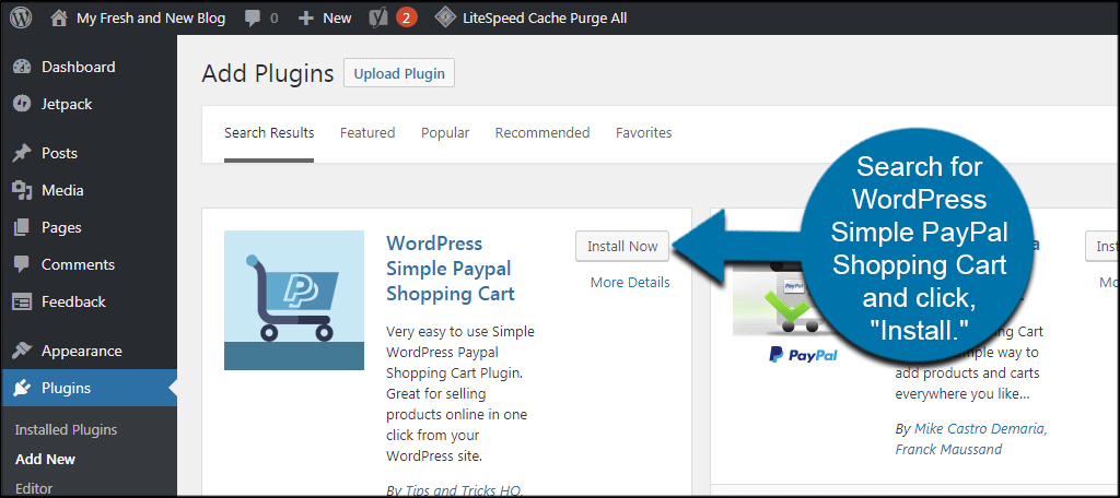 Configure WordPress Simple PayPal
