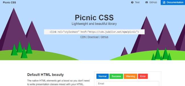 picnic css