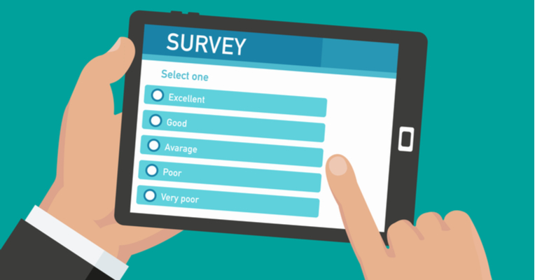 surveys to engage visitors