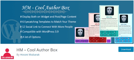 HM cool author box