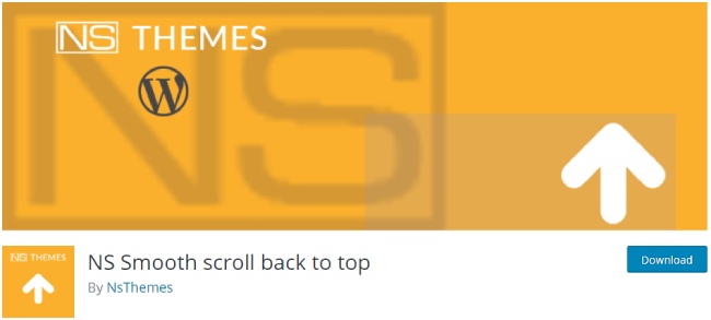 NS Smooth scroll back to top