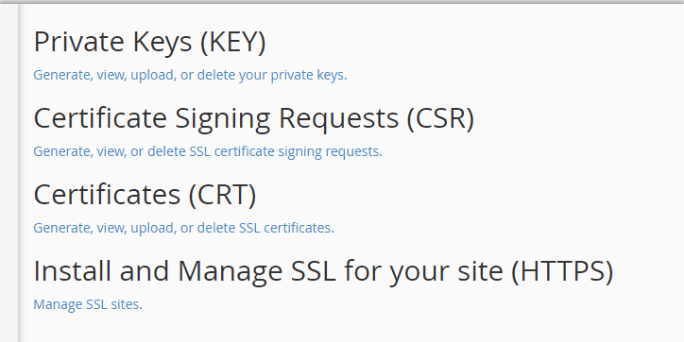 SSL provide