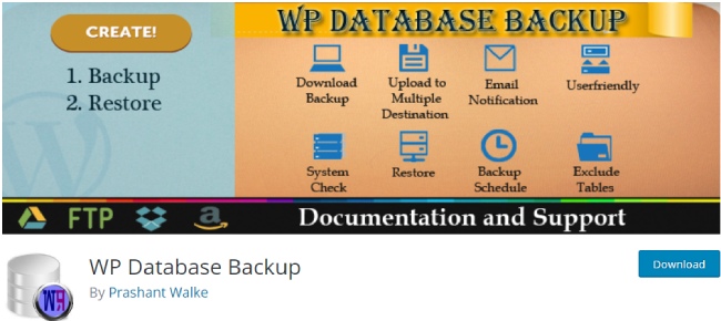 WP Database Backup