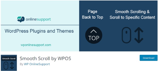 smooth scroll by wpos