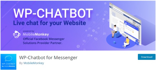 wp chatbot for massenger