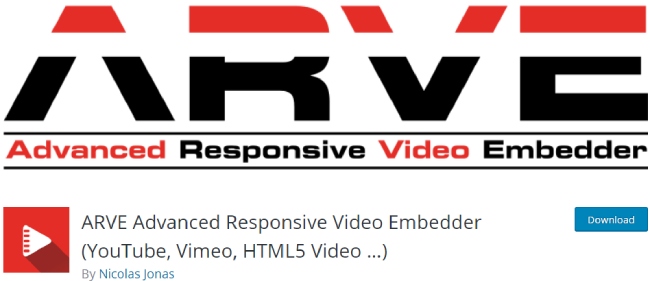 ARVE Advanced Responsive Video Embedder