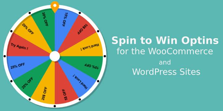 Include Spin to Win Options for the WooCommerce and WordPress Sites