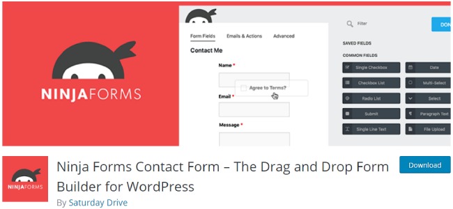 ninja forms contact form