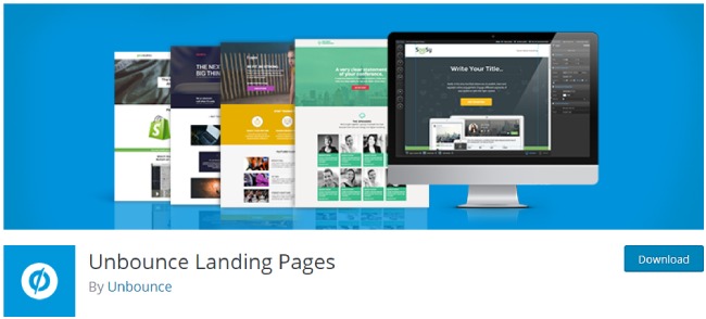 unbounce landing page