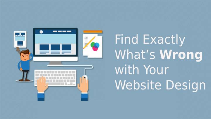 wrong with your website design