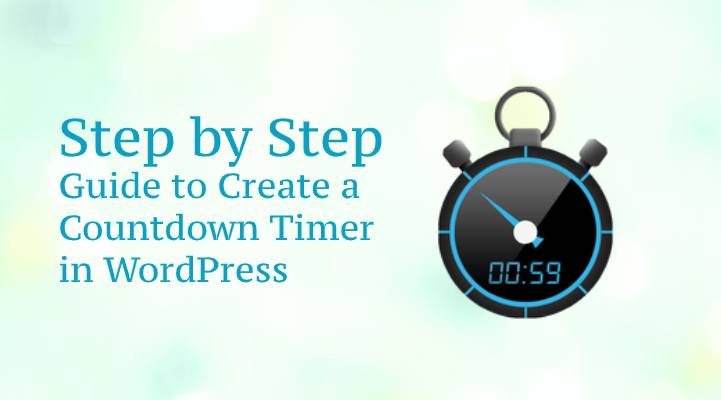Countdown Timer in WordPress