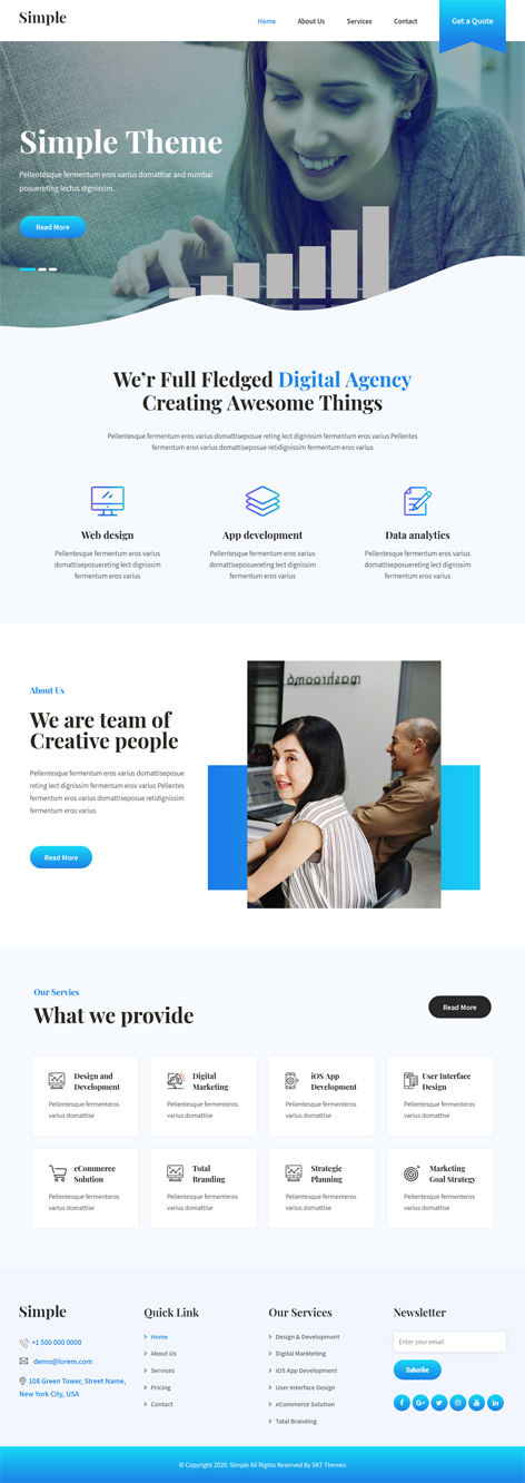 Simple Wordpress Themes Simple Wordpress Themes