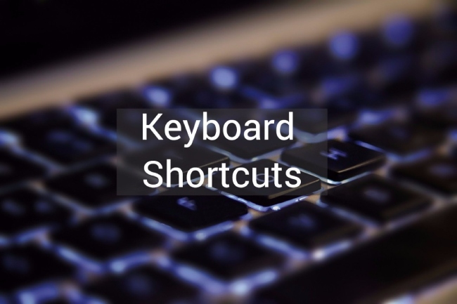 keyboard Shortcuts