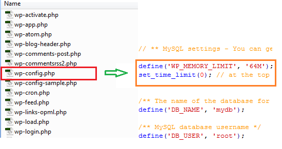 php limit increase