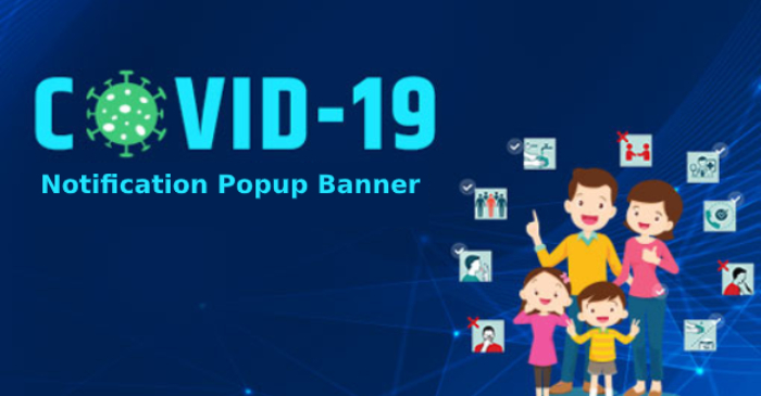 Adding a Corona Virus Notification Popup Banner to Your WordPress Website
