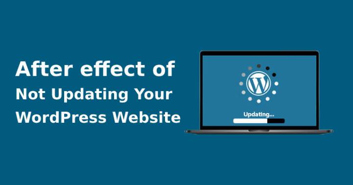 After Effect of Not Updating Your WordPress Website