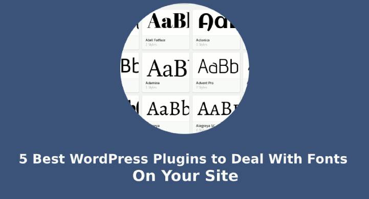 WordPress Plugins to deal with fonts
