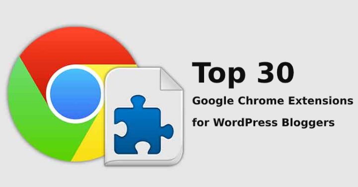 Top 30 Google Chrome Extensions for Web Designers and Bloggers