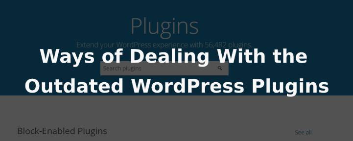 outdated WordPress plugins