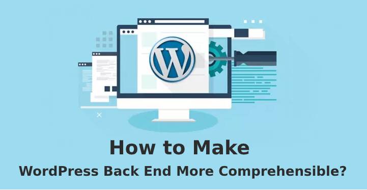 WordPress back end