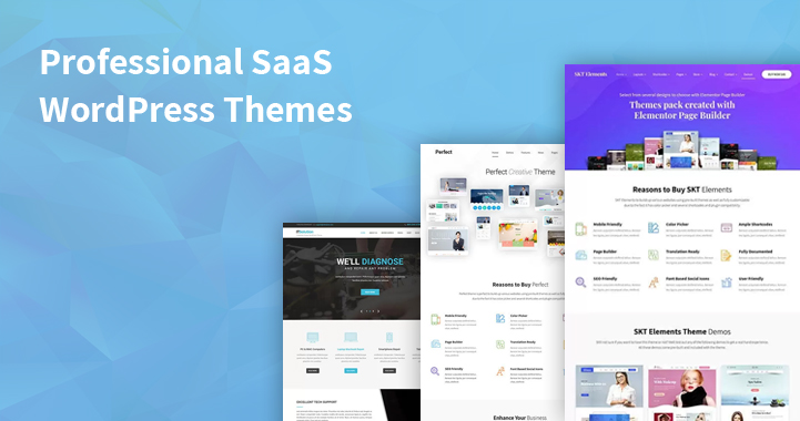 14 Effortless High Quality and Professional SaaS WordPress Themes