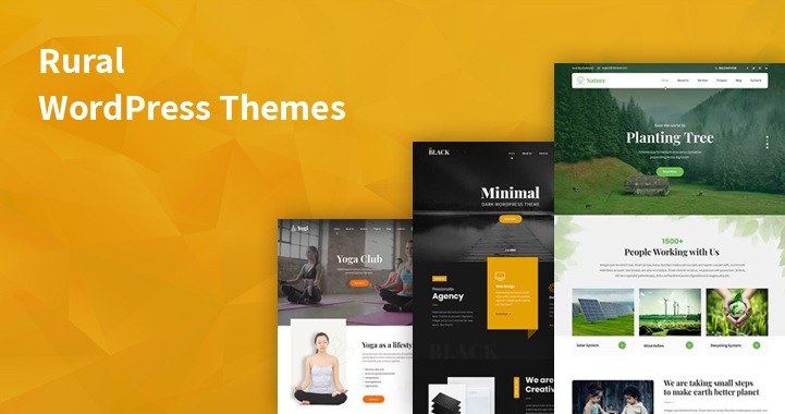 20 Rural WordPress Themes For Corporate Sector and Rural Society