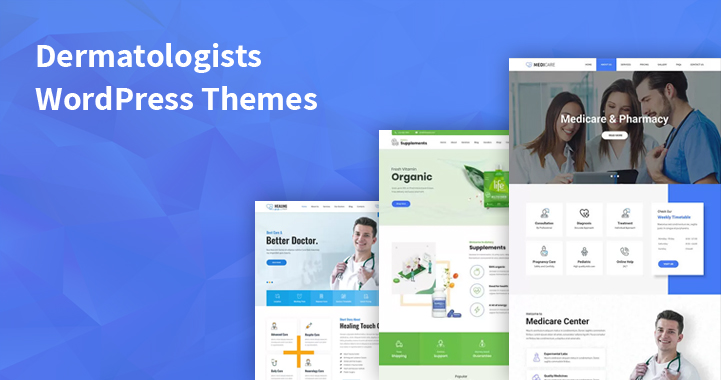 13 Dermatologists WordPress Themes - Skin Clinic & Cosmetology