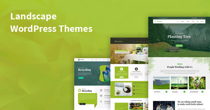 11 Gardening Landscape WordPress Themes For Landscape Designer