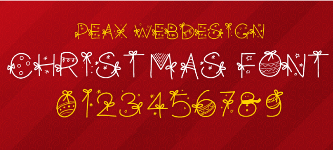 WP Christmas font