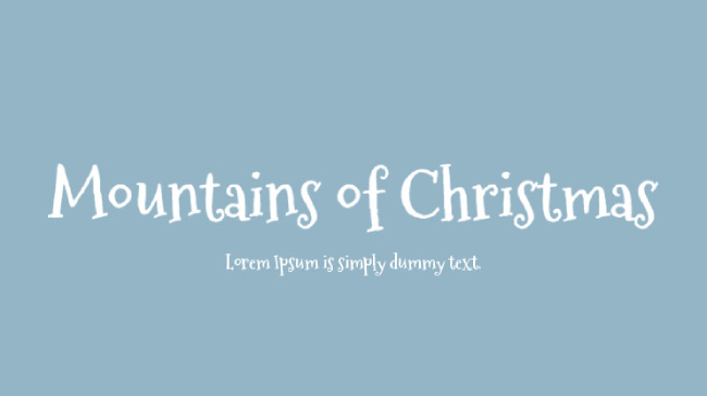 mountains of christmas