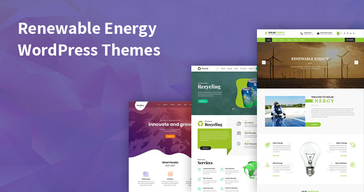 14 Green Solar Renewable Energy WordPress Themes from SKT Themes