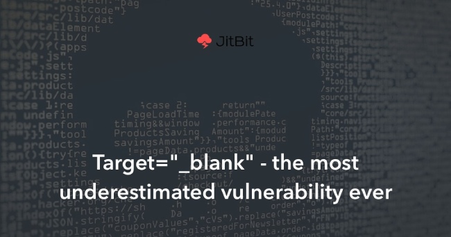blank target vulnerability