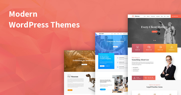 31+ Best Modern WordPress Themes With Minimalist Design (Updated)
