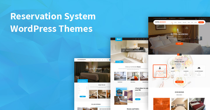 Reservation System WordPress Themes for Booking and Reservation