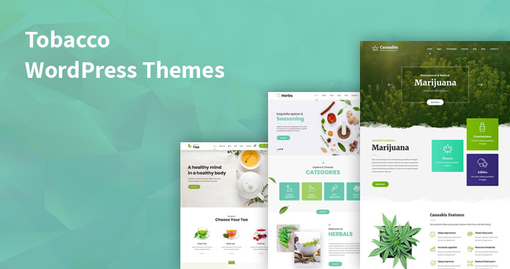 Best 12 Tobacco WordPress Themes for Tobacco and Cigars Production Sites