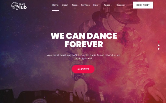 12 Night Club WordPress Themes - Get the Party Started