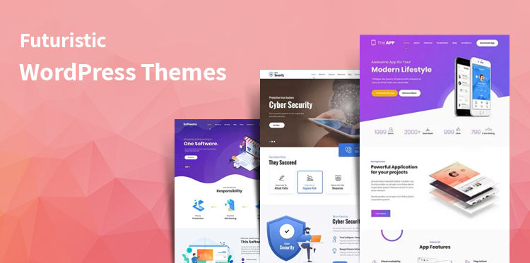 12 Futuristic WordPress Themes for Creative Technology Websites