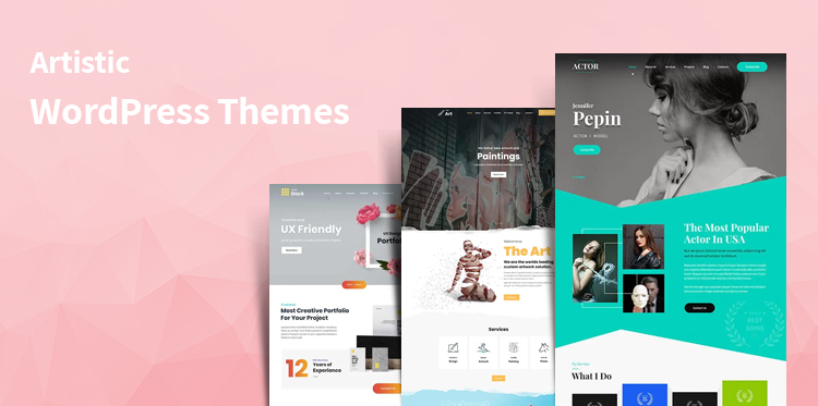 artistic WordPress themes