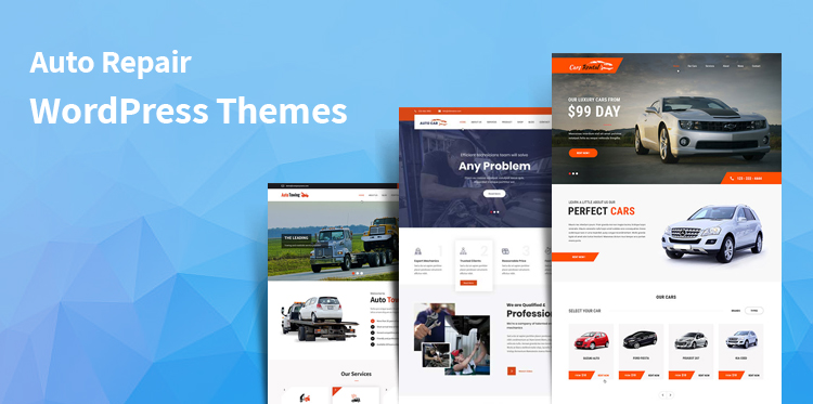 auto repair WordPress themes