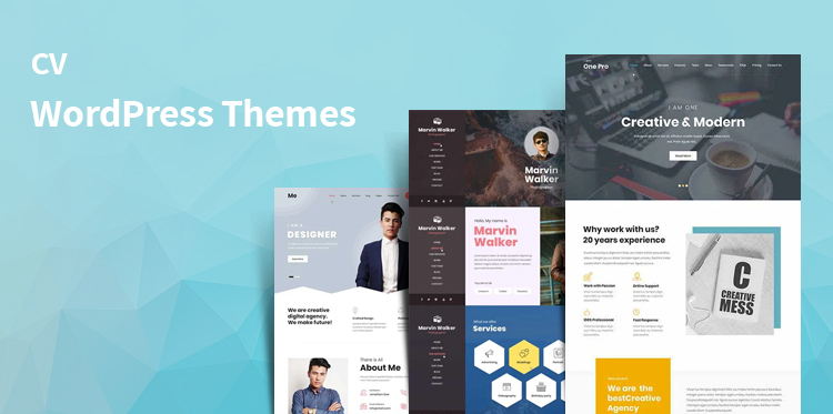 12 CV WordPress Themes for Online Resume to Land Your Dream Job