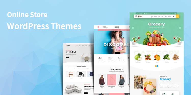 17 Online Store WordPress Themes for Grocery Fashion Websites