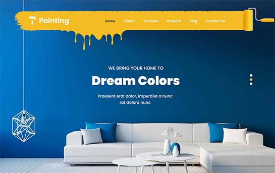 Painting Company WordPress theme
