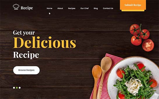 Cuisine WordPress Theme for Culinary and Recipe Websites